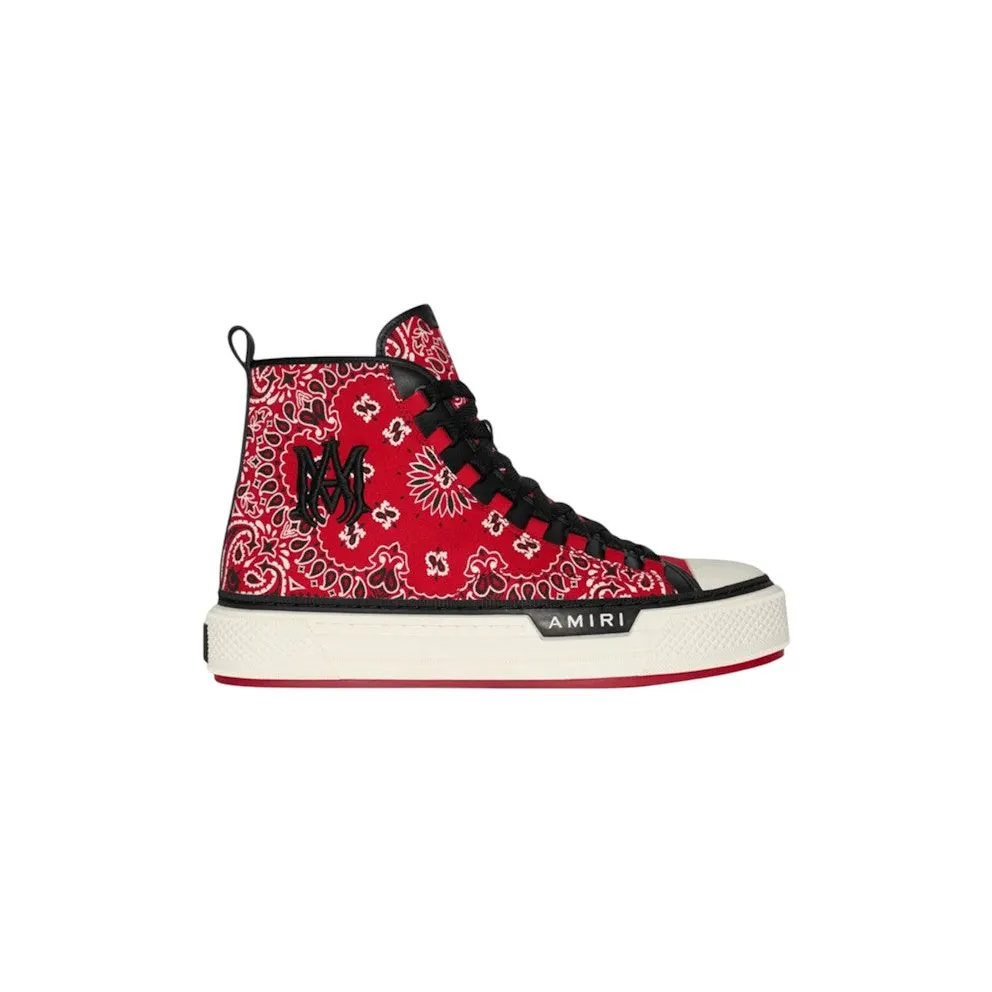 Amiri Bandana MA Logo Court Black Red (AW22MFS007-610)
