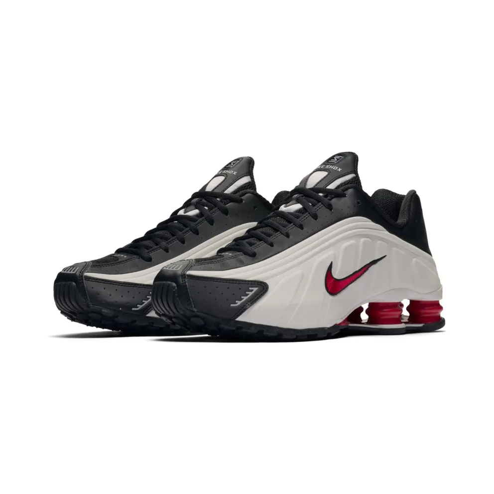 Nike Shox R4 Platinum Tint University Red Black Platinum Tint/University Red-Black (104265-050)