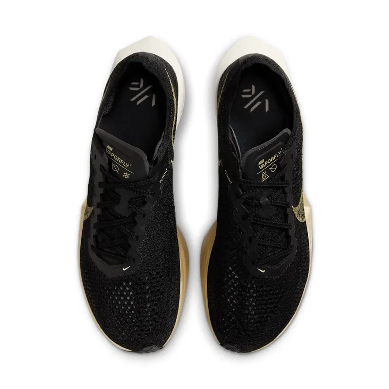 Nike ZoomX Vaporfly 3 “Black Metallic Gold Grain” (DV4129-001)