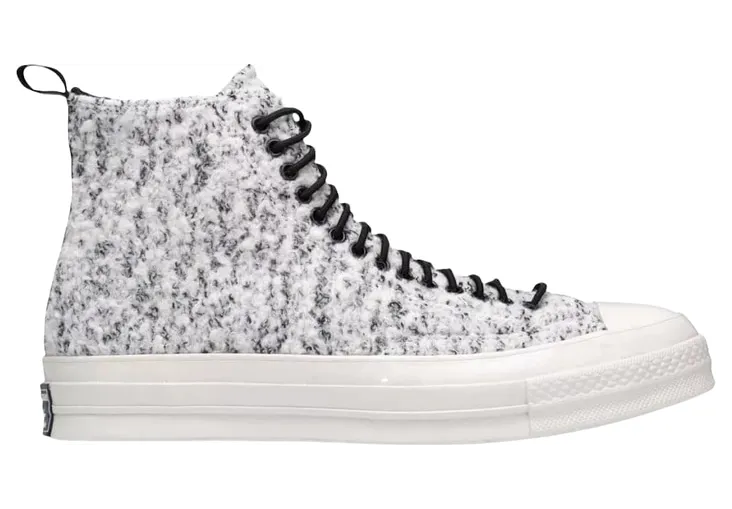 Converse Chuck 70 High Bouclé Wool Wit White