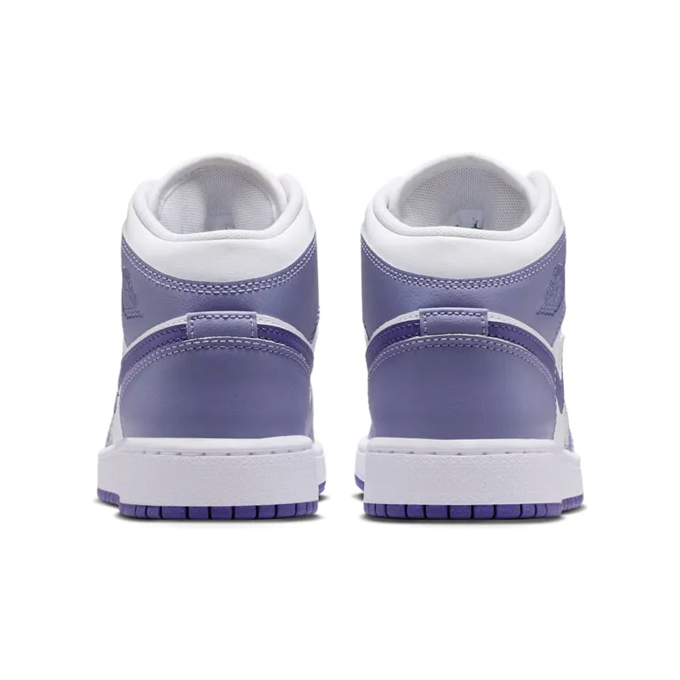 Jordan 1 Mid GS “Dusty Amethyst White Court Purple” (DQ8423-500)
