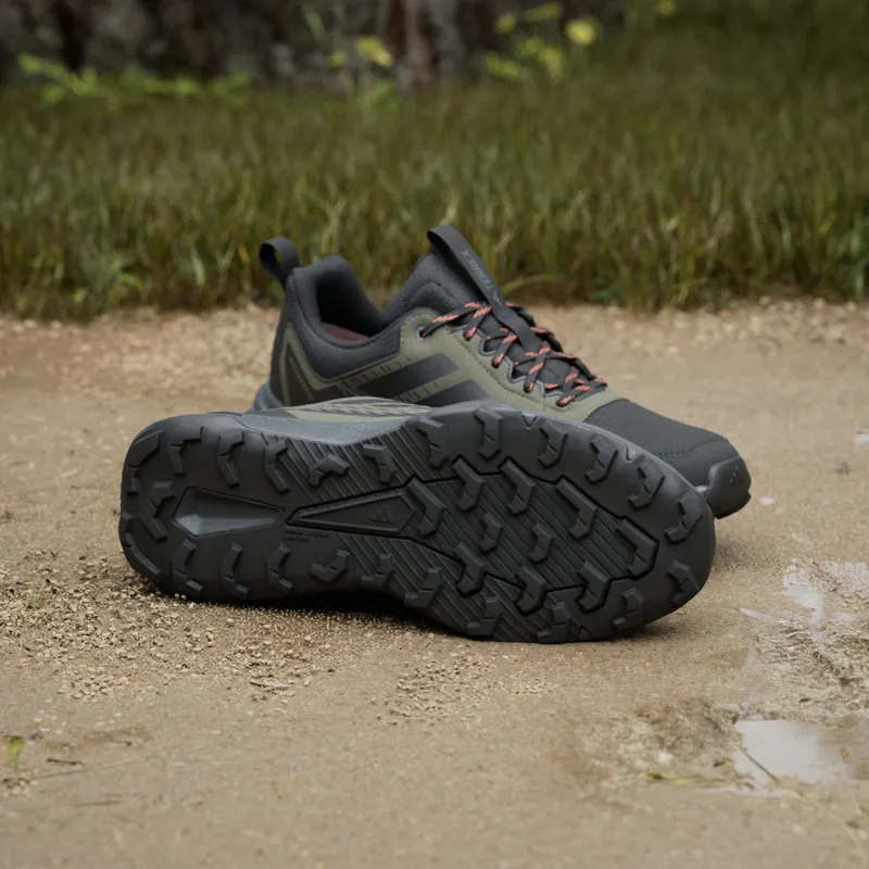 Adidas Terrex Tracefinder 2 CLIMAPROOF Trailrunningschoenen Olive Strata / Core Black / Semi Impact Orange (JR7768)
