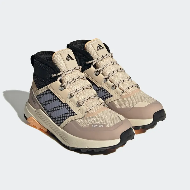 adidas Terrex Trailmaker Mid RAIN.RDY Hiking Sand Strata / Silver Violet / Acid Orange (HQ5807)