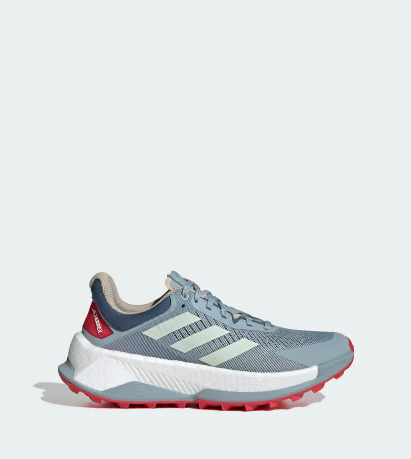 Adidas Terrex Soulstride Ultra Trail Running Magic Grey / Linen Green / Pure Ruby (IH3794)