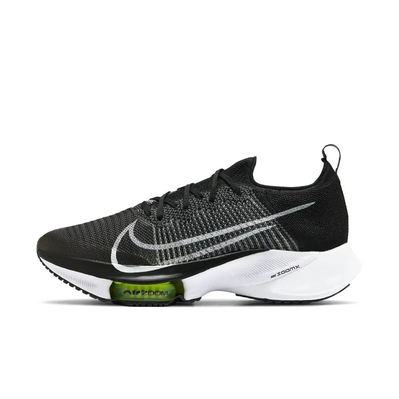 Nike Air Zoom Tempo Next% Black White Black/Volt-White (CI9923-001)