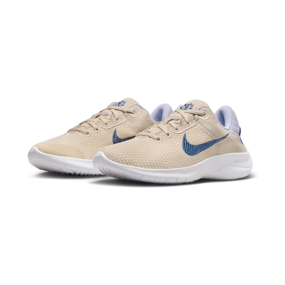 Nike Flex Experience RN 11 Sanddrift “Sand Drift / White / Oxygen Purple / Diffused Blue” (DD9283-102)