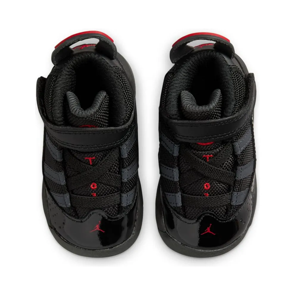Jordan 6 Rings TD “Black Anthracite Fire Red” (323420-026)
