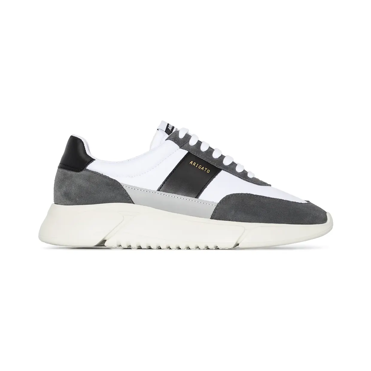 Axel Arigato White & Grey Genesis Vintage Sneakers (35043)