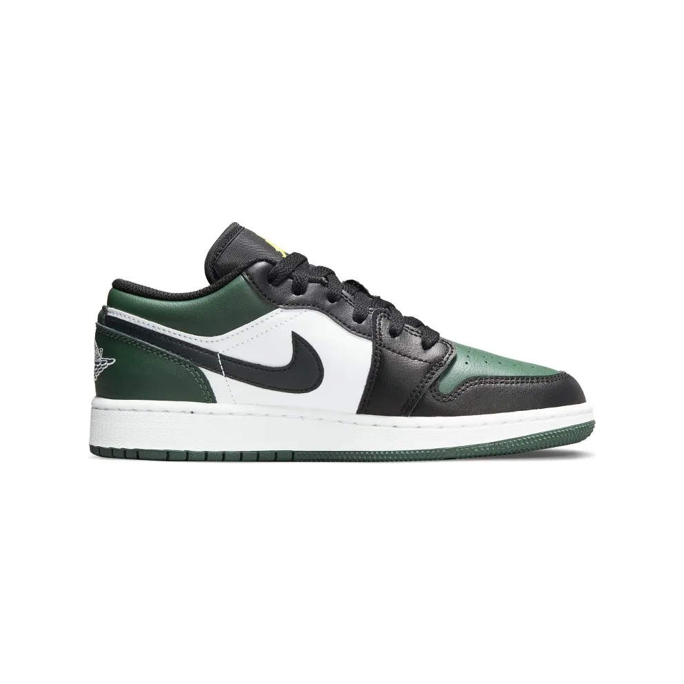 Air Jordan 1 Low Green Toe (GS) (553560-371)