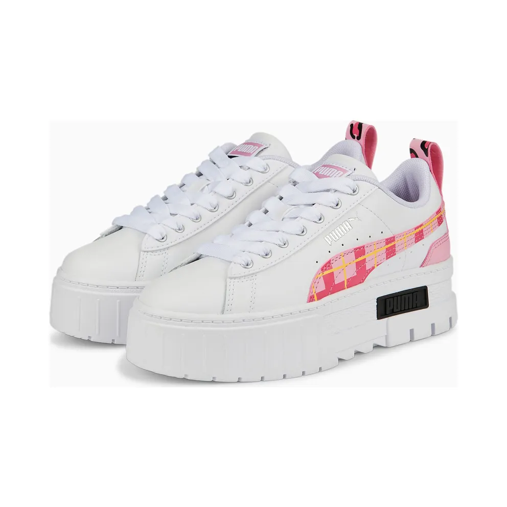 Puma Mayze ’90s Prep White/Pink/Black (386085-01)