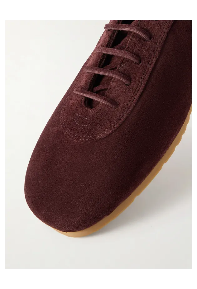 Dries Van Noten Suede Sneakers Purple (262-021702-0106) (5)