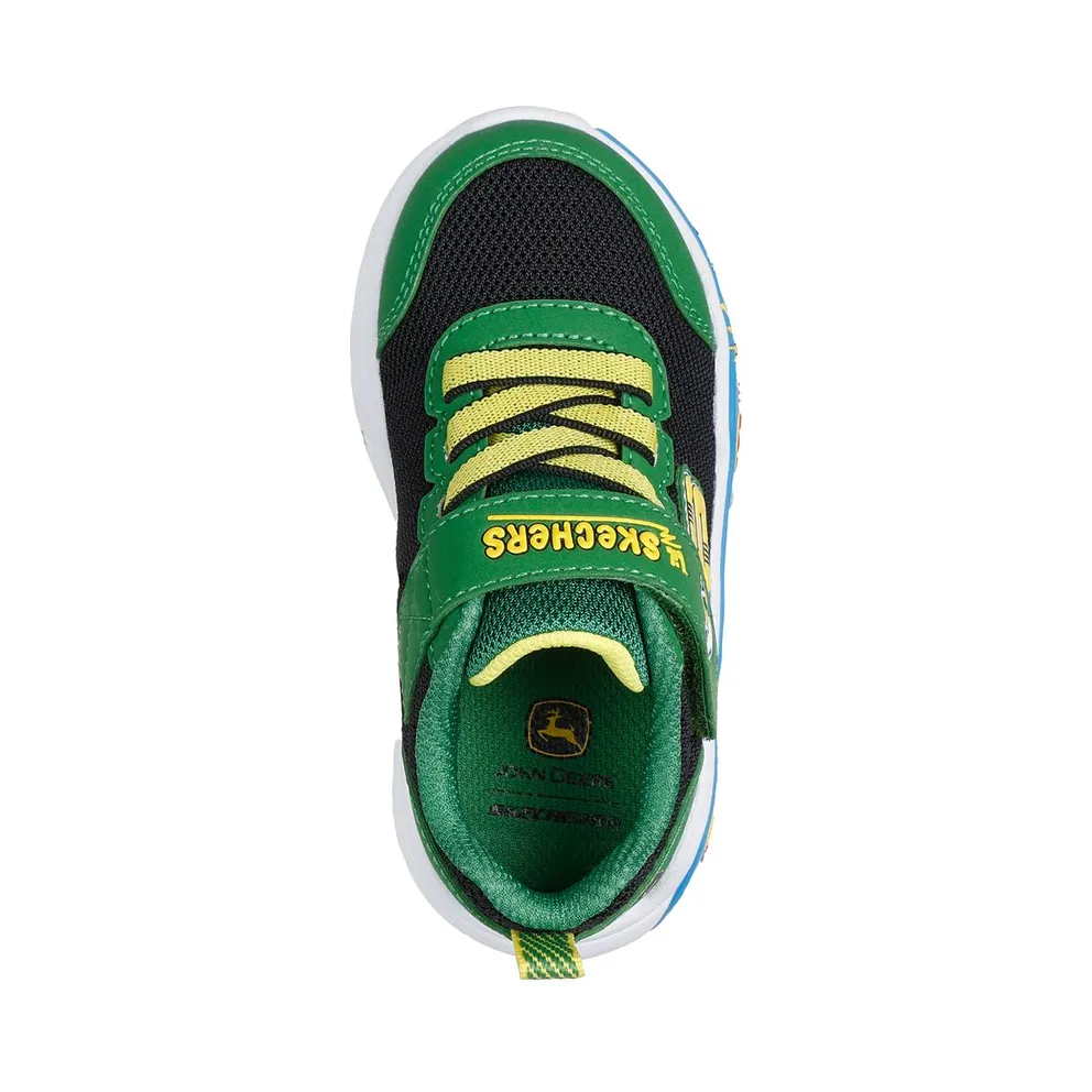 Skechers John Deere: Play Scene – Barn-Squad Buddies Sneaker Groente/Black