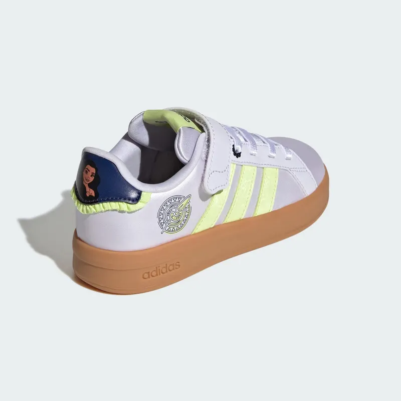 Adidas ADIDAS DISNEY GRAND COURT 3.0 Shoes KIDS Frozen Purple / Semi Frozen Lemon / Gum (KI9181)
