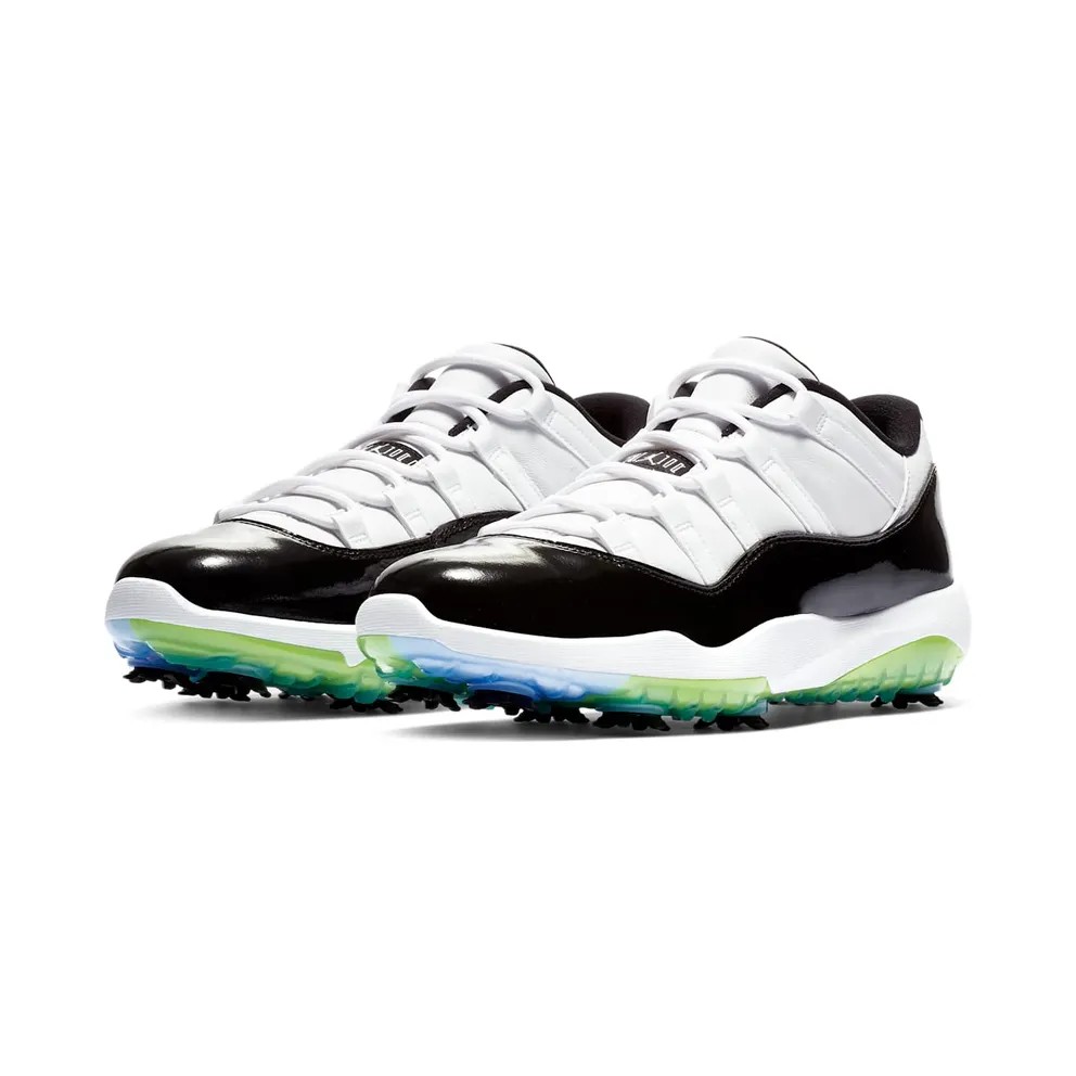 Jordan 11 Retro Low Golf Concord White/Black-Volt (AQ0963-101)