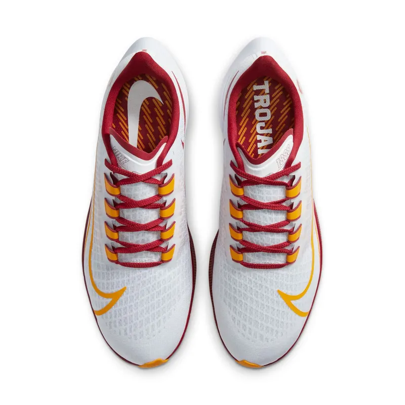 Nike Air Zoom Pegasus 37 USC White/Pure Platinum-Team Crimson-University Gold (CZ5396-100)