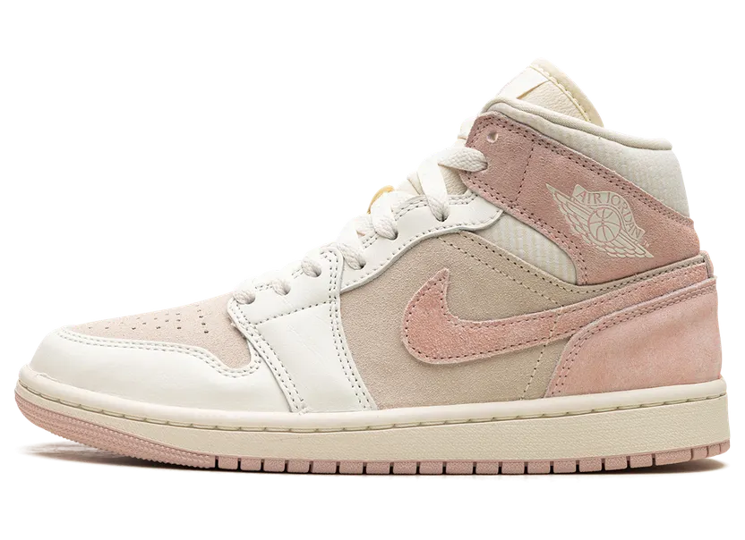 Air Jordan 1 Mid SE “Coconut Milk / Legend Pink” (FQ1926-161)