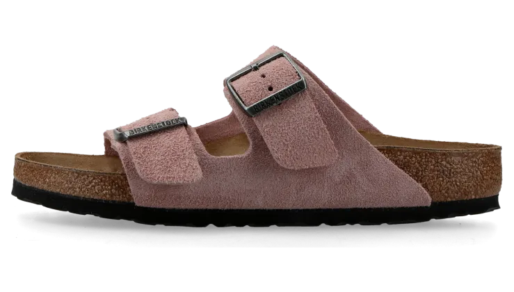 Birkenstock Arizona Suede Leather Pink Clay