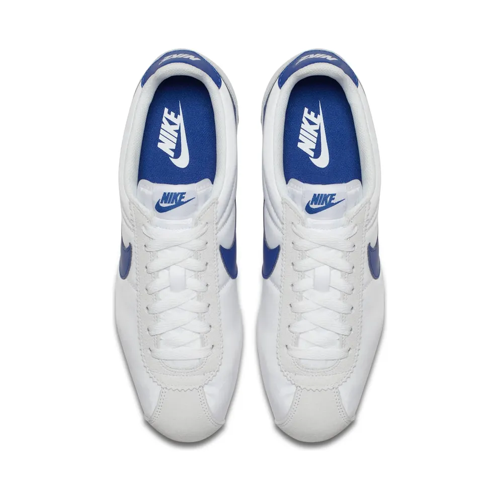 Nike Classic Cortez Nylon “White / Gym Blue” (807472-102)