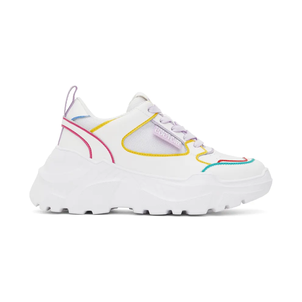 Versace Jeans Couture White & Multicolor Speedtrack Low-Top (E72VA3SC2EZP088)