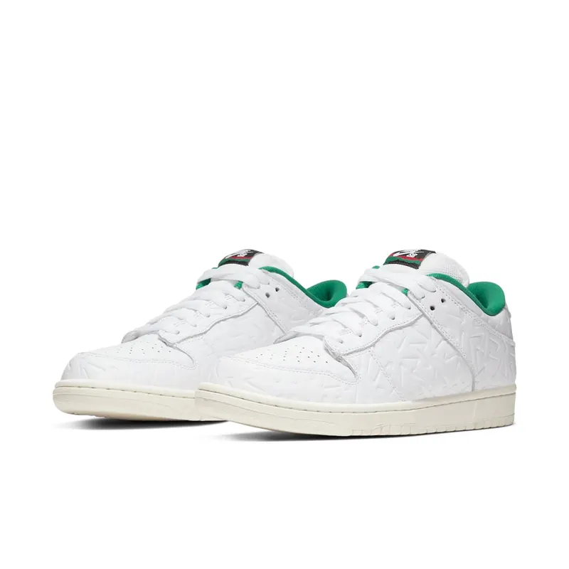 Nike SB x Ben-G Dunk Low OG White Green (2019) (CU3846-100)