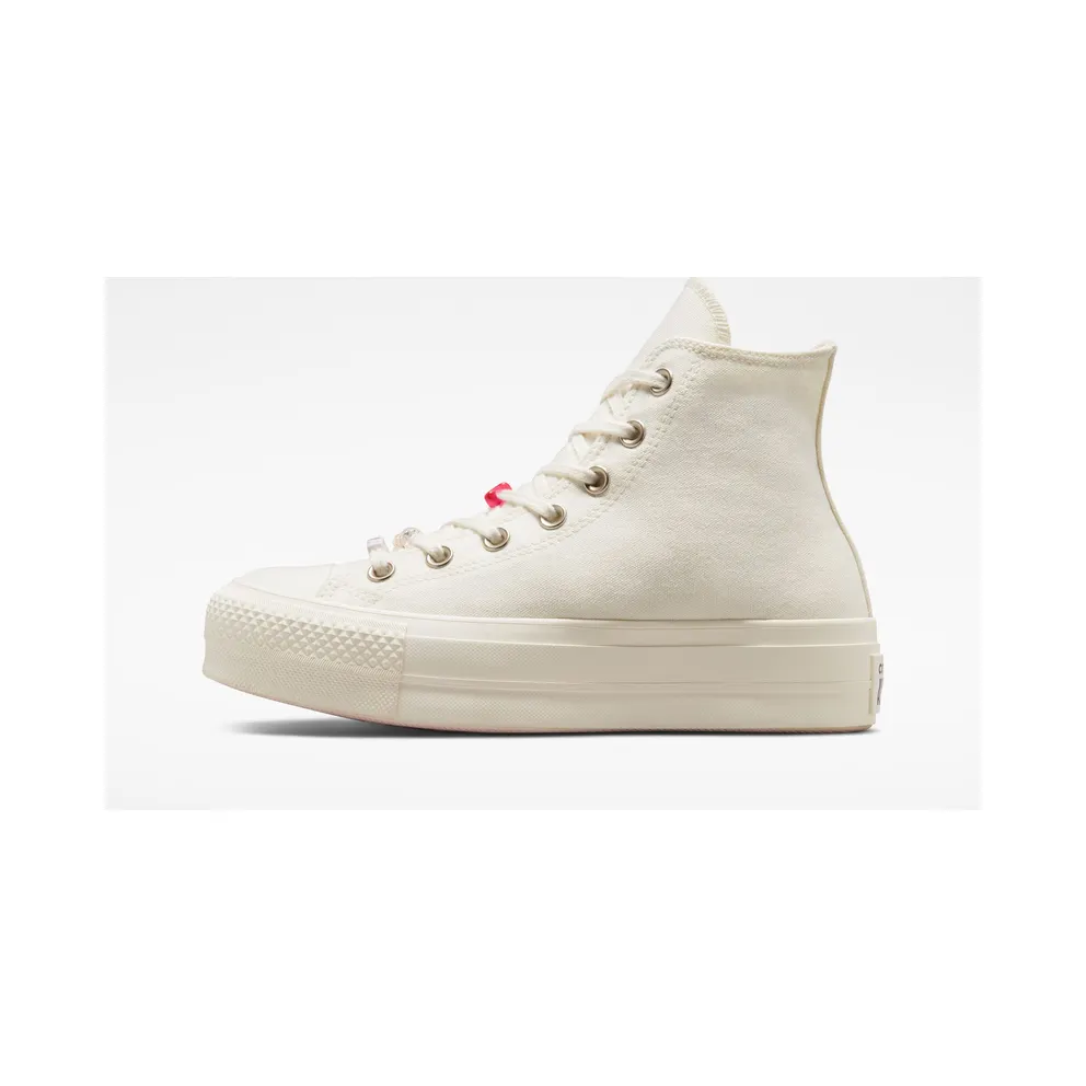 Converse Chuck Taylor All Star Lift Platform DIY Beads Egret/egret/black