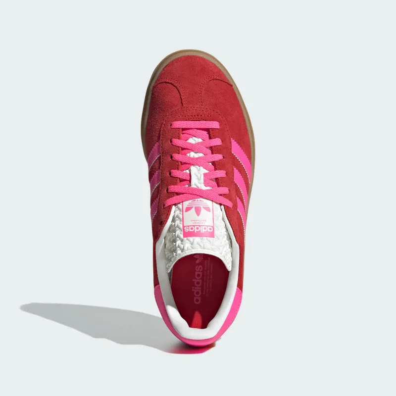 adidas Gazelle Bold Collegiate Red / Lucid Pink / Core White (IH7496)
