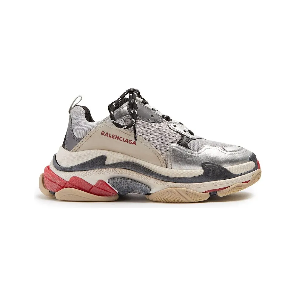 Balenciaga Triple S Silver Red (490672 W09O3-1081)