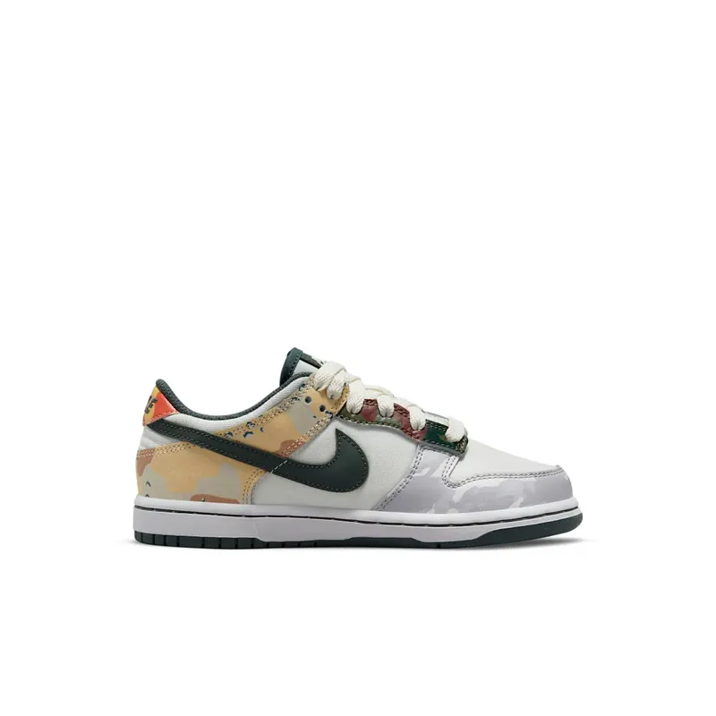 Nike Dunk Low Sail Multi-Camo (PS) (DB1900-100)