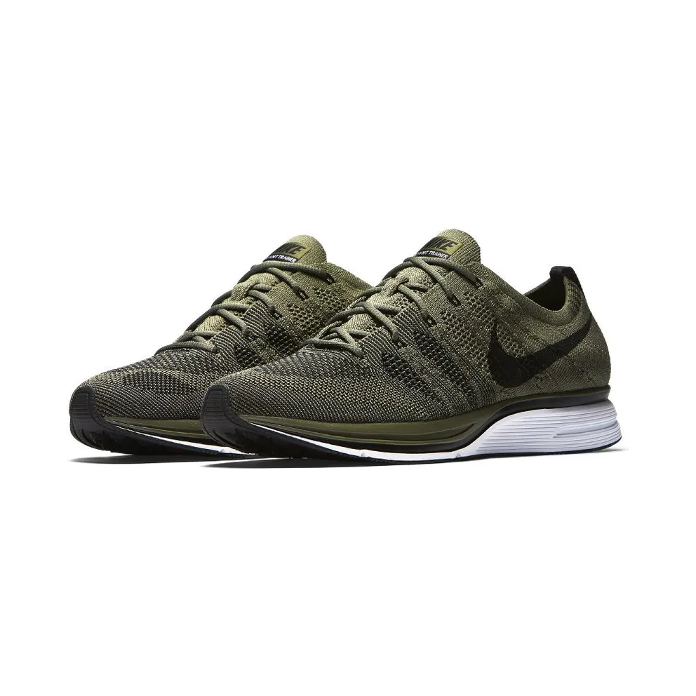 Nike Flyknit Trainer Medium Olive Medium Olive/Black-White (AH8396-200)