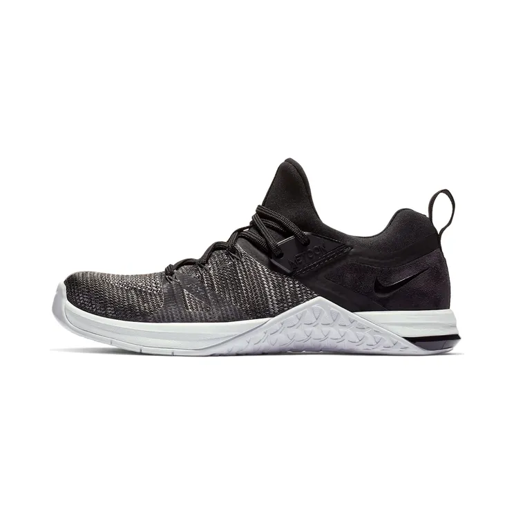 Nike Metcon Flyknit 3 Black Matte Silver (W) “Black / Matte Silver / White” (AR5623-001)