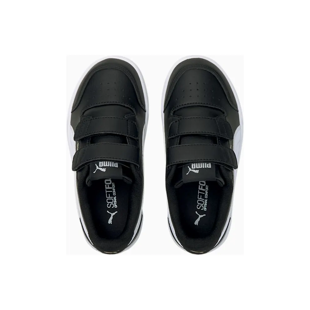 PUMA Shuffle Kids’ Black/White/Gold (375689-03)