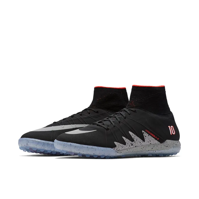 Nike Hypervenomx Proximo NJR TF Neymar x Jordan Black/Metallic Silver-Light Crimson-White (820134-006)