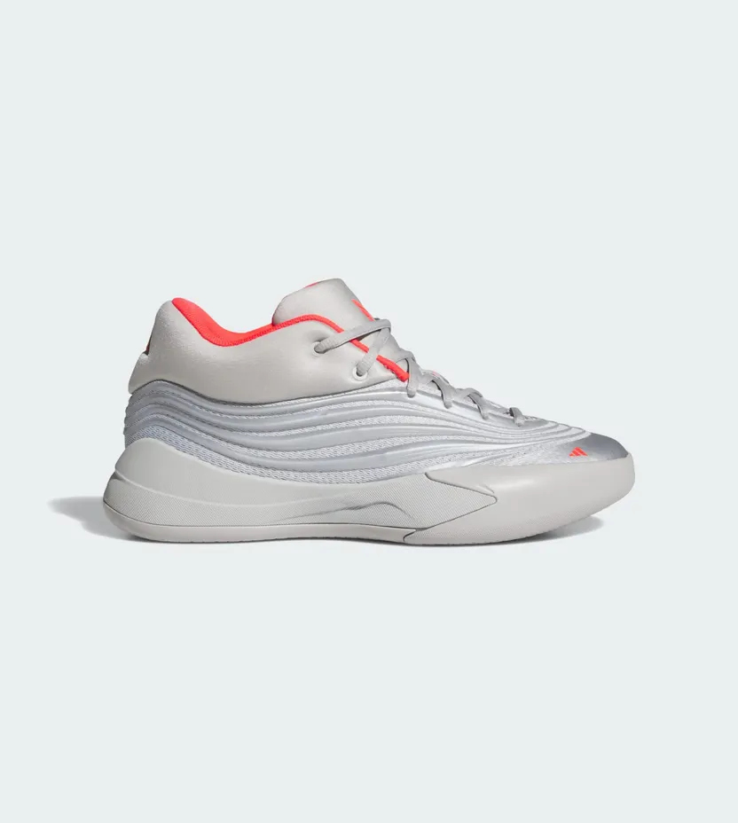 Adidas Dame X Silver Metallic / Grey Two / Lucid Red (KJ4398)