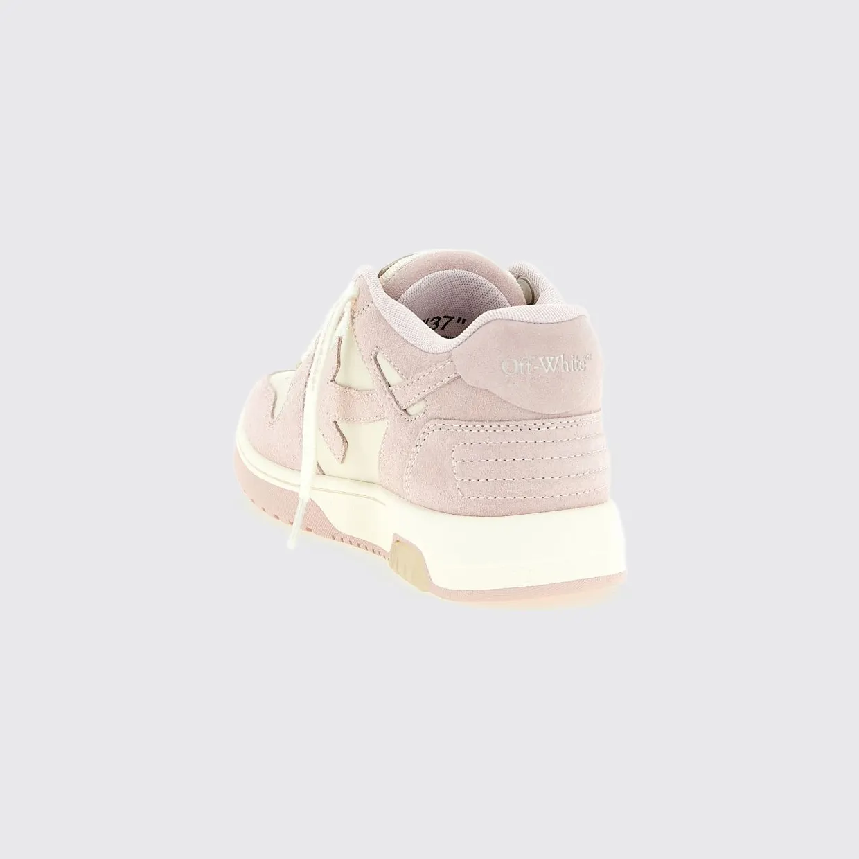Off-White Out Of Office Suede Sneakers Pink (OWIA259S26LEA0040330) (2)