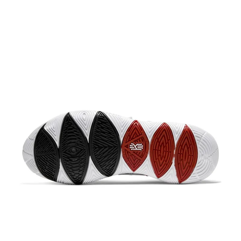 Nike Kyrie 5 Sneaker Room Mom White White/Red-Black (CU0677-100)