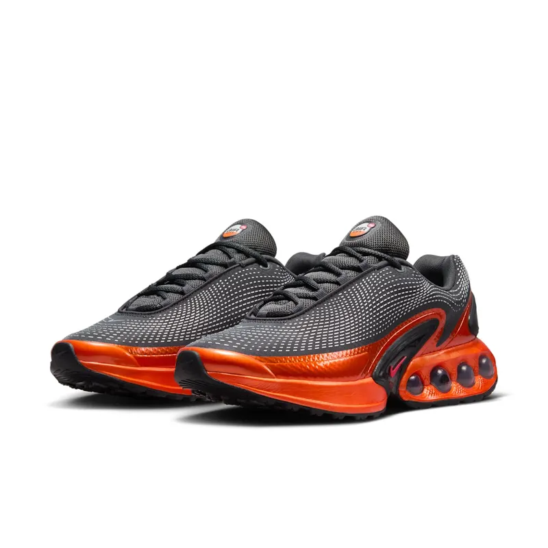 Nike AIR MAX DN QS “Dark Smoke Grey/Metallic Dark Grey/Salsa Red” (HJ6695-001)