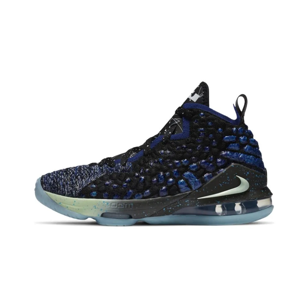 Nike LeBron 17 Constellations (GS) Black/Volt-White (BQ5594-407)