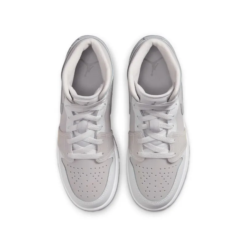 Jordan 1 Mid SE Summit White Metallic Silver (HQ3600-121)