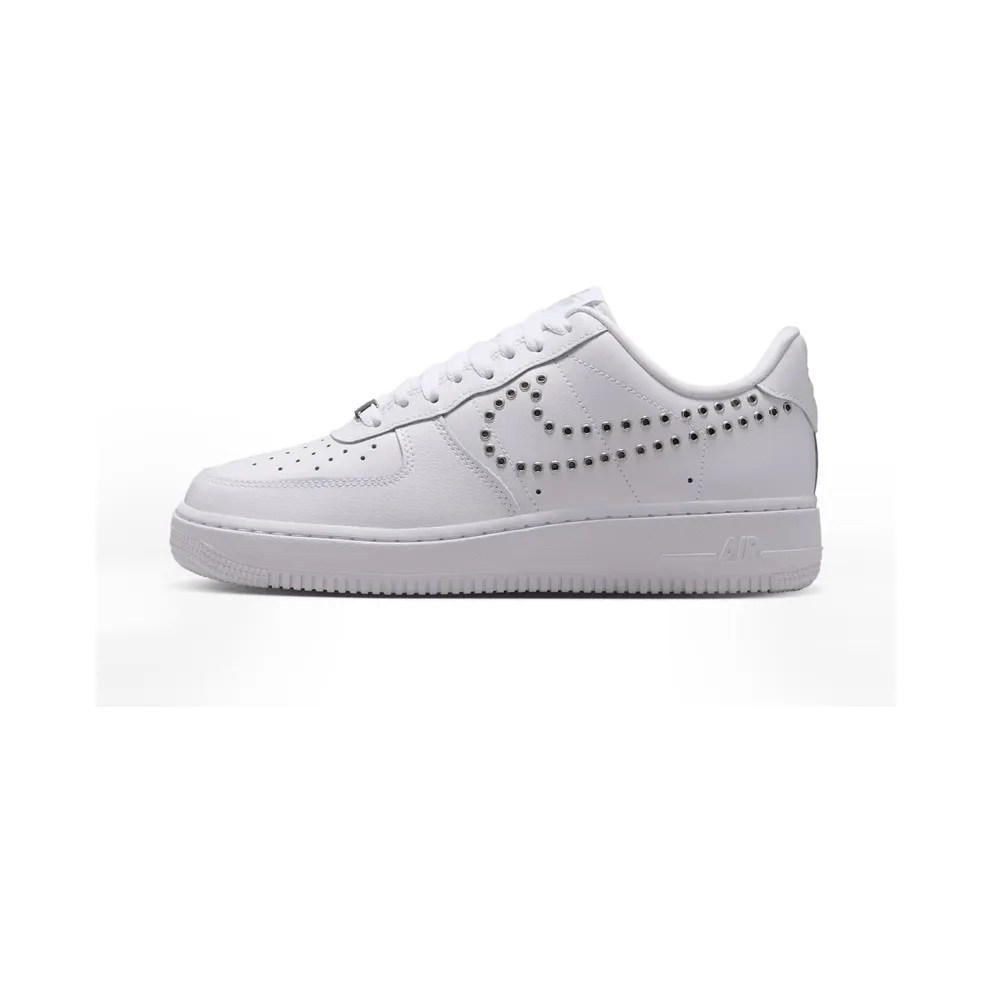 Nike Air Force 1 Low ’07 LV8 Triple White Metallic Silver (IW1234-100)