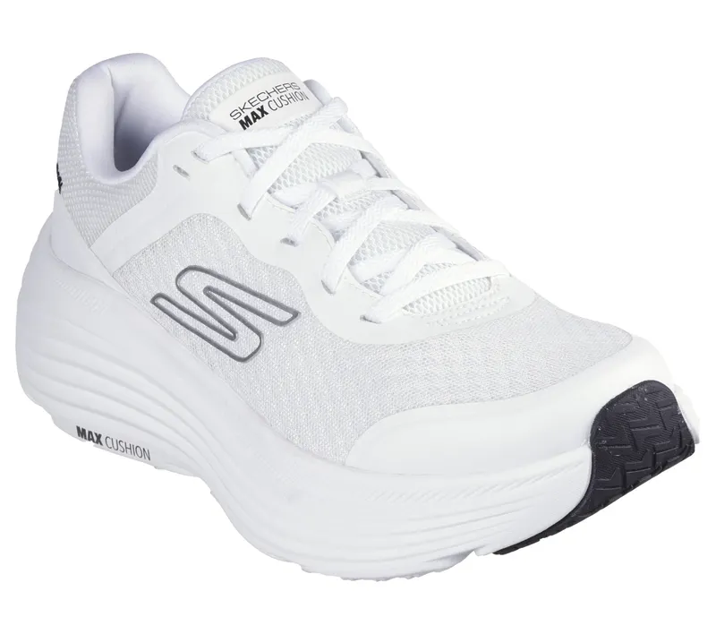 Skechers Max Cushioning Endeavour – White / Black – “White” (129470 WBK)