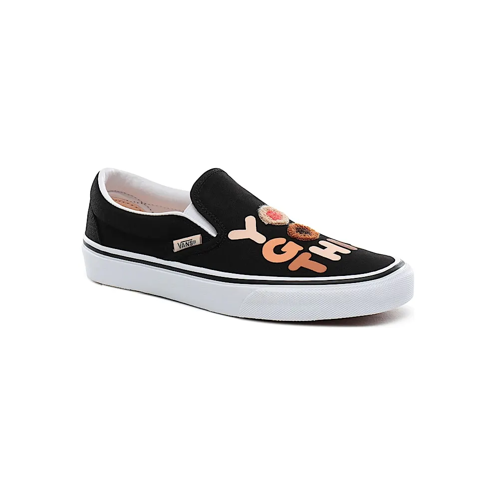 Vans Classic Slip-On ‘Breast Cancer Awareness – You Got This’ Black/True White (VN0A4BV3T4U)