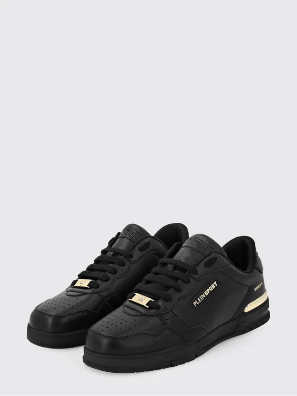 Plein Sport Viper II Leather Sneakers Philipp Plein Black (SAESUSC0738STE003N0294)