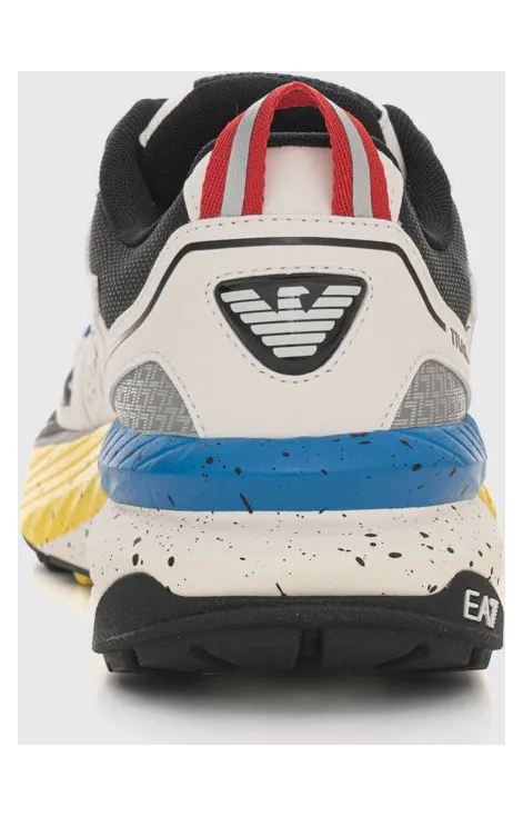 EA7 Mesh and Rubber Sneakers White 1 (7X000602AF10181MZ701) (2)