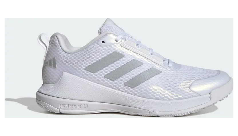 Adidas Novaflight 2 Indoor Cloud White / Silver Metallic / Cloud White (IG1609)