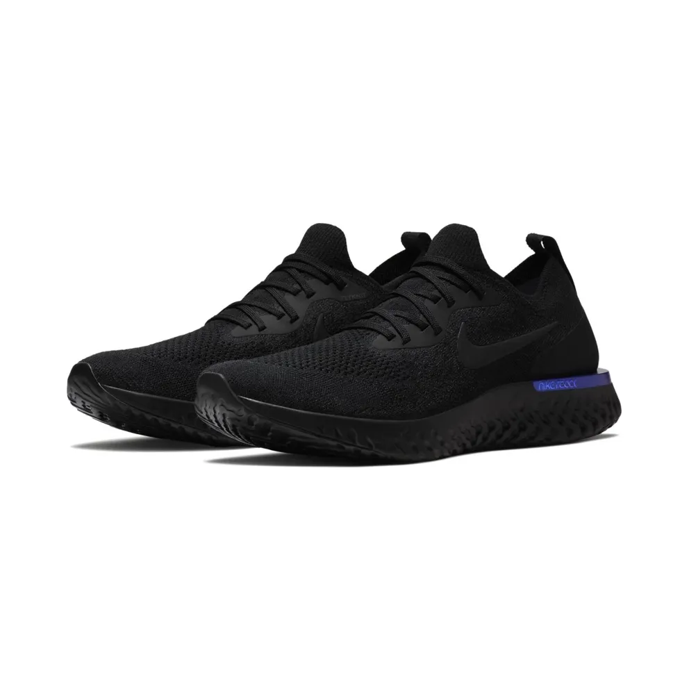 Nike Epic React Flyknit Black Racer Blue Black/Black-Racer Blue (AQ0067-004)