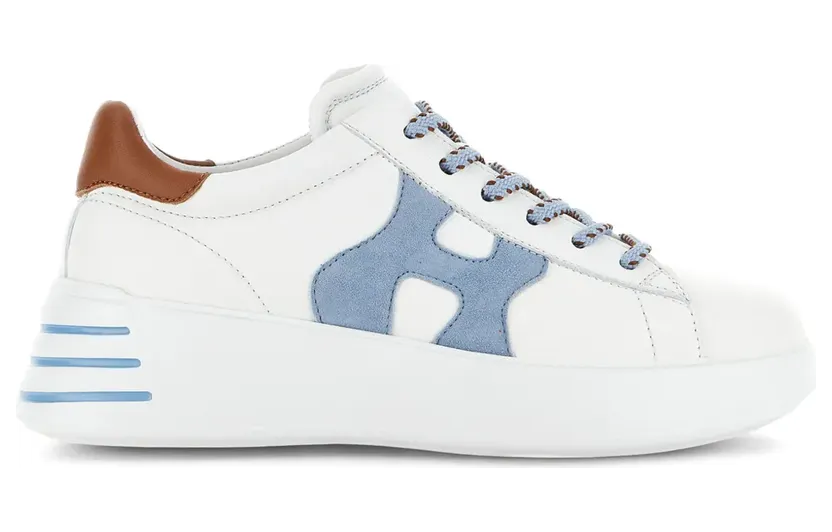 Hogan Rebel H564 Plateau-Sneakers – Weiß (HXW5640DN61N4O)