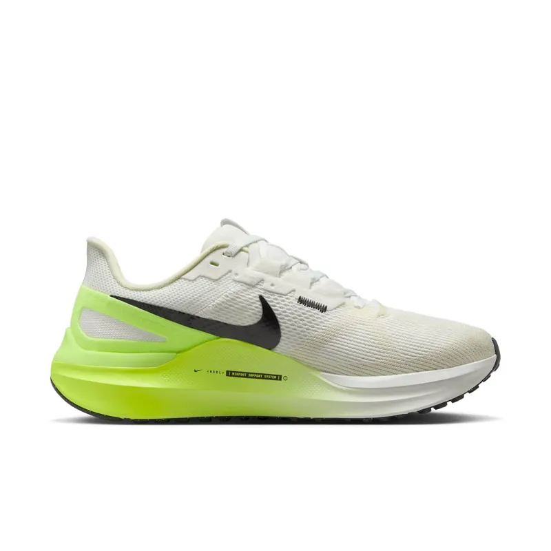 Nike Air Zoom Structure 25 Summit White Volt Coconut Milk Black (DJ7884-111)