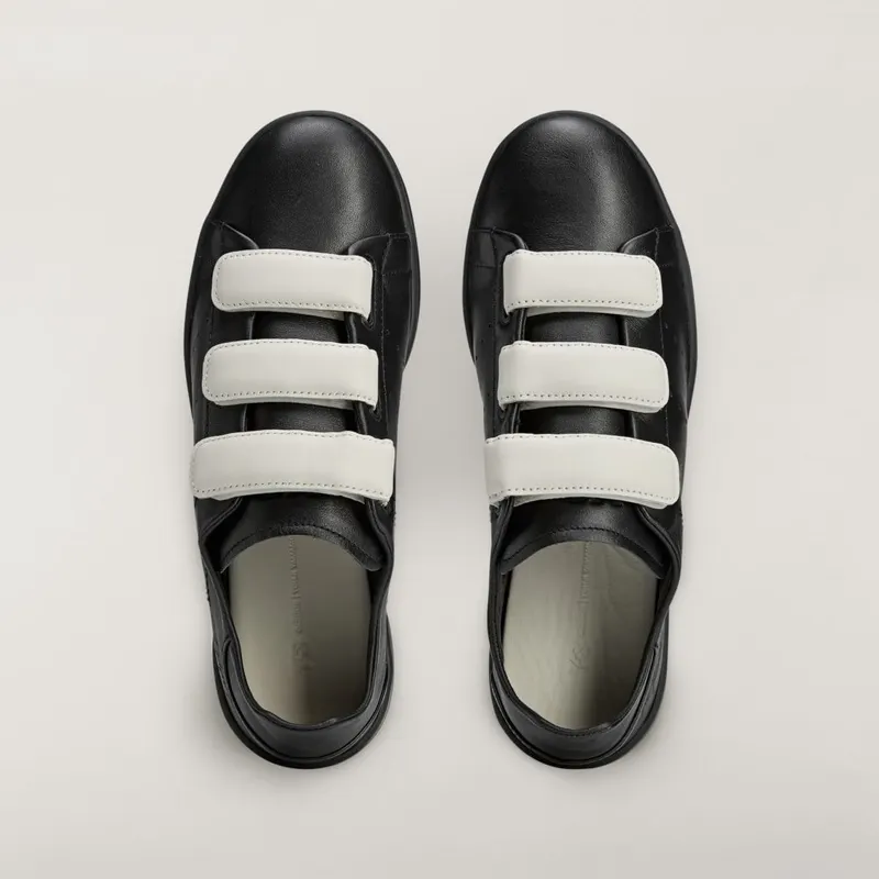 Adidas Y-3 Stan Smith Hook-And-Loop Black / Black / Orbit Grey (JR4224)