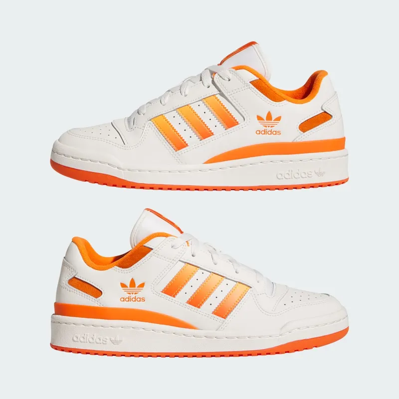 Adidas Forum Low CL Cloud White / Real Gold / Orange (JI3267)