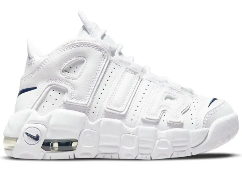 Nike Air More Uptempo White Navy Swoosh (DH9723-100)